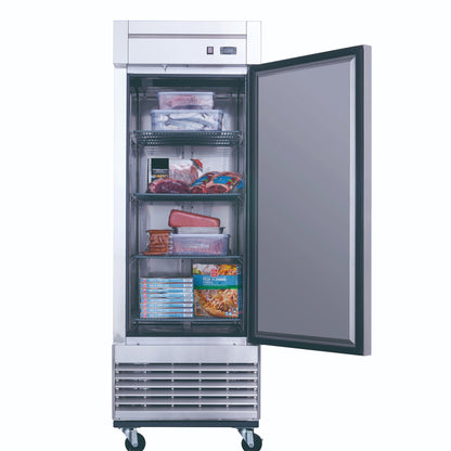 Advance Kitchen Pros - D28F, Commercial 27-1/2" Single Solid Door Reach-In Freezer