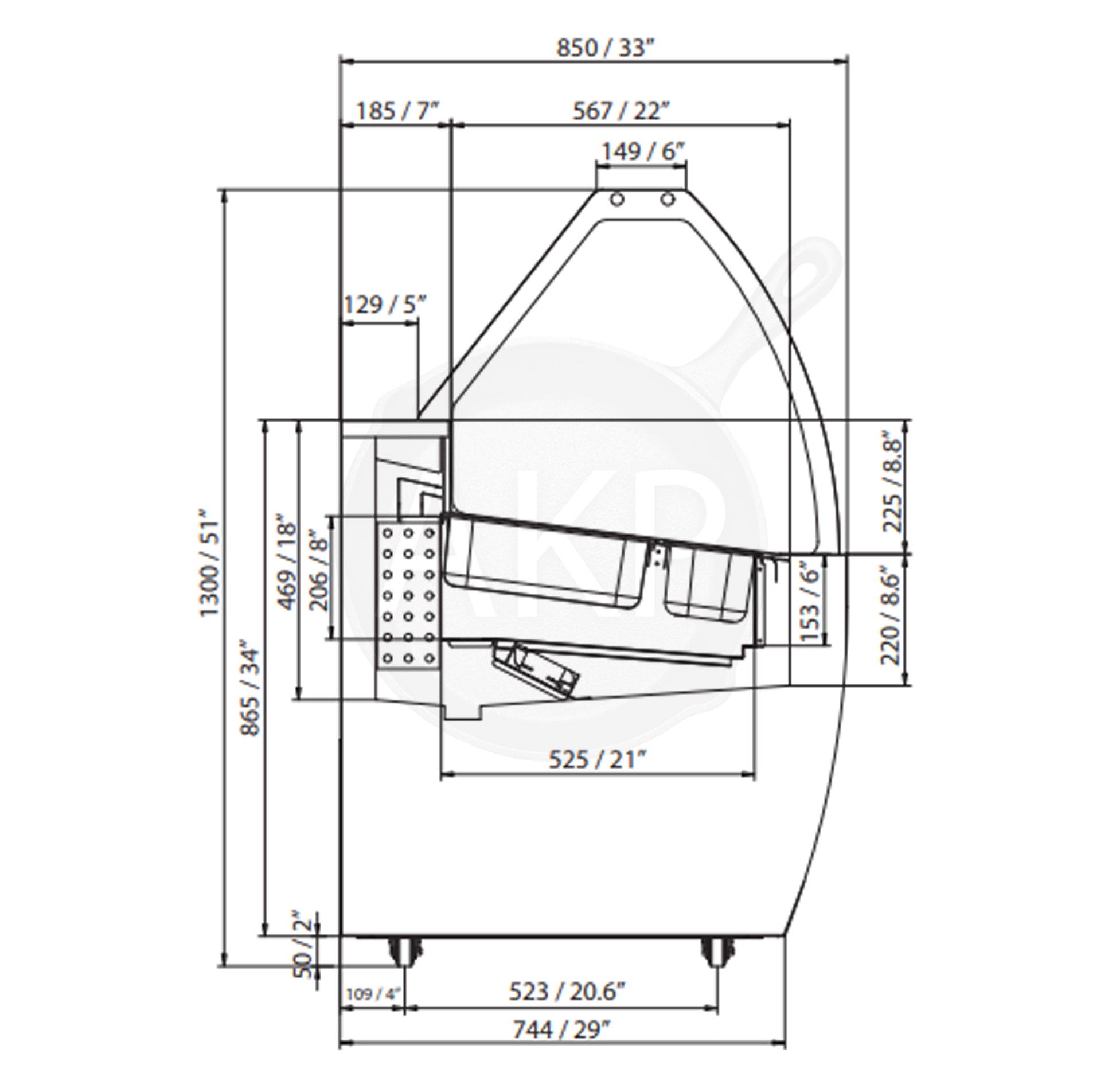 Omcan FR-CN-0007B