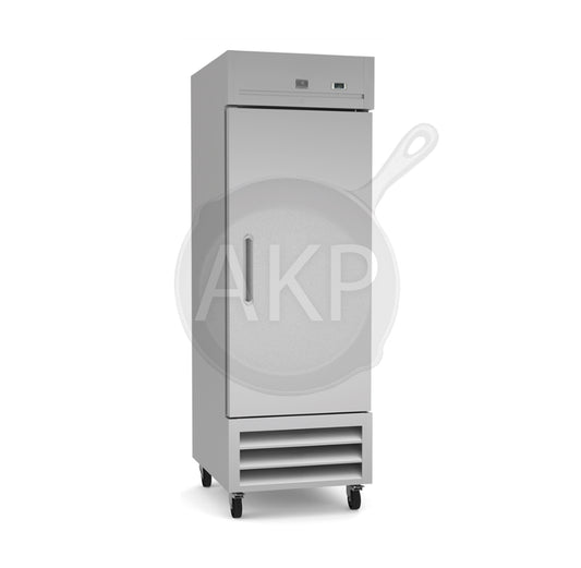 Kelvinator Commercial 738244, 1 Door Reach-In Freezer 23 cu.ft Stainless Steel (R290)