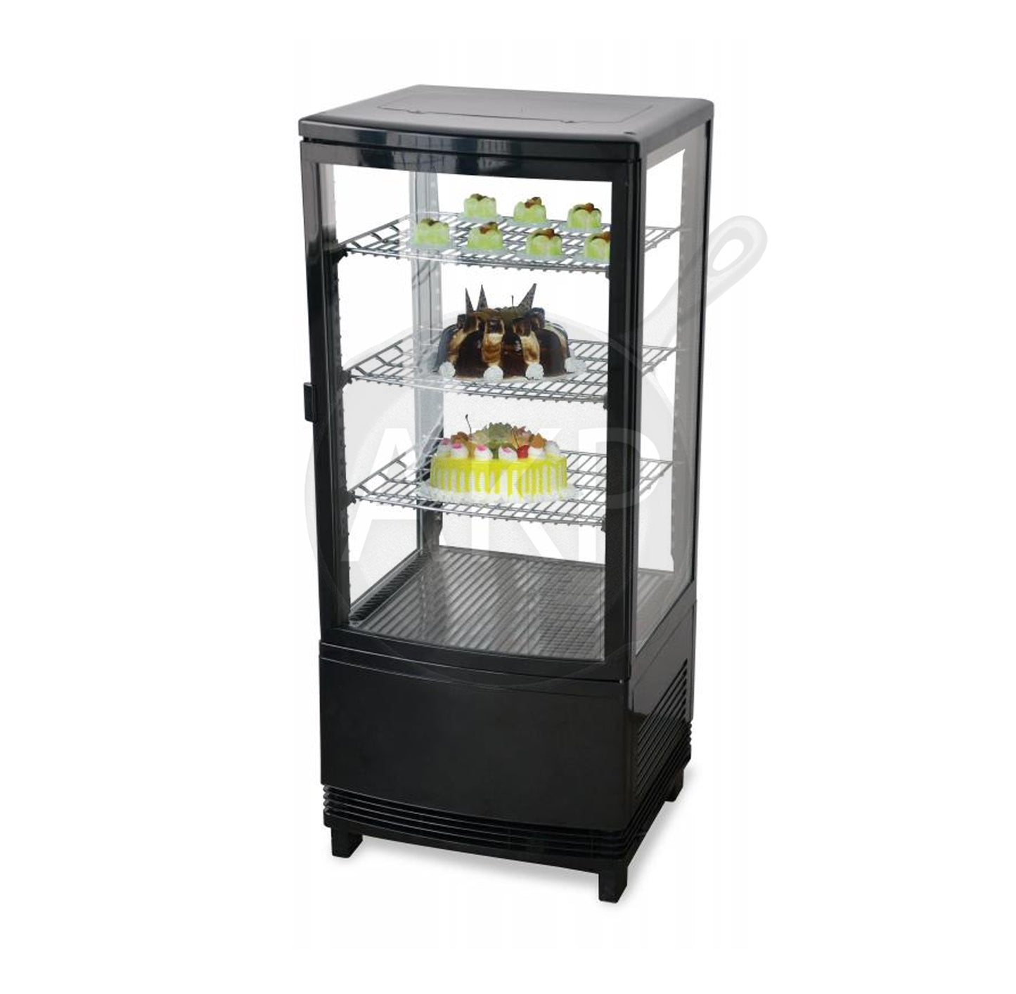 Omcan RS-CN-0078-S, 17" Countertop Refrigerated Display Case with 78 L capacity