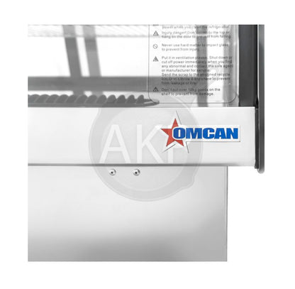 Omcan RS-CN-0160-4D, 35" Drop-in Refrigerated Display Showcase 112 L / 3.95 cu.ft.