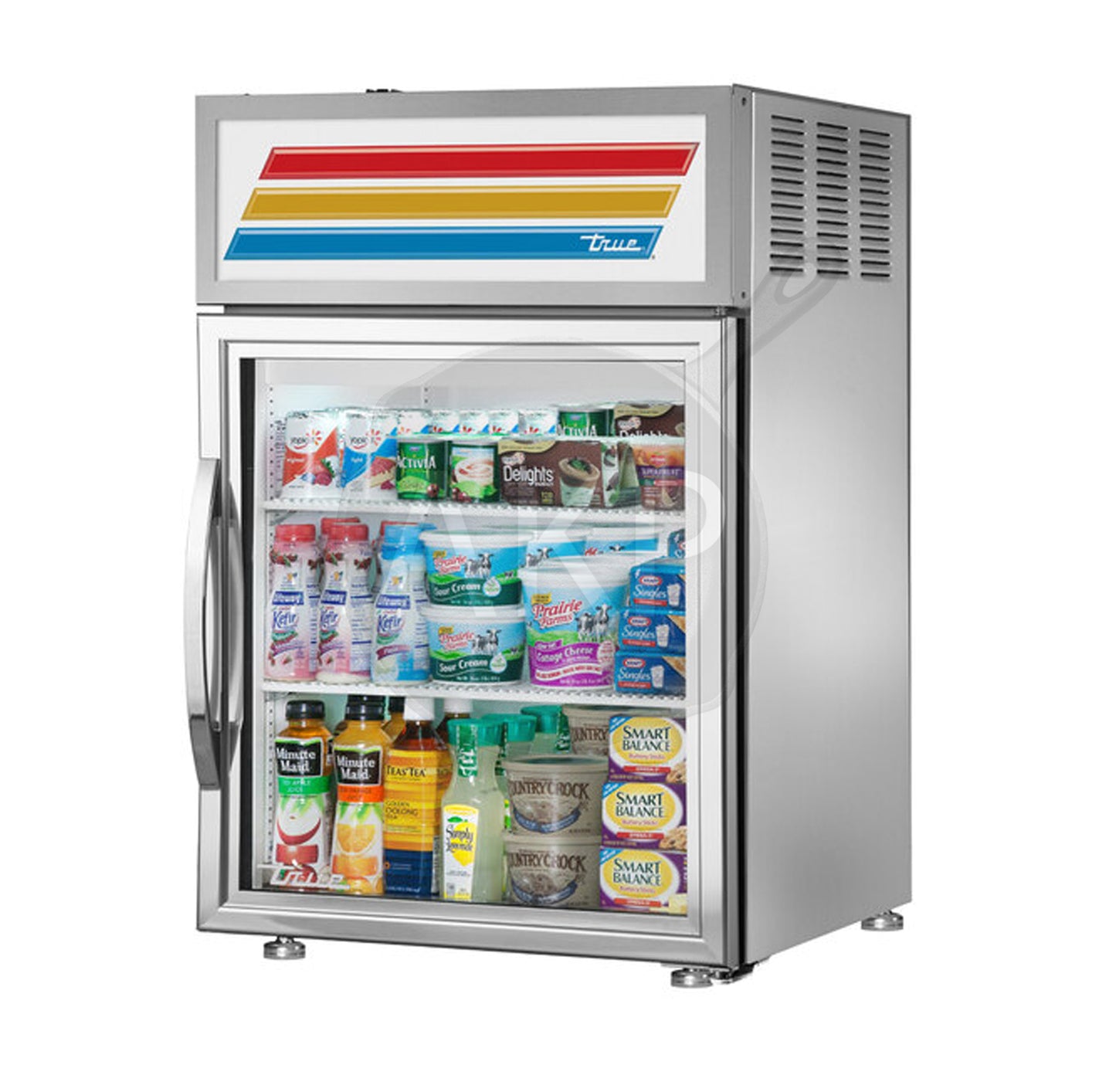 True GDM-05-S-HC~TSL01, 24" 1 Glass Door Countertop Merchandiser Refrigerator