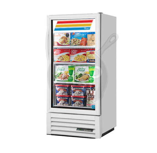 True GDM-10F-HC~TSL01, 24" 1 Glass Door Merchandiser Freezer White
