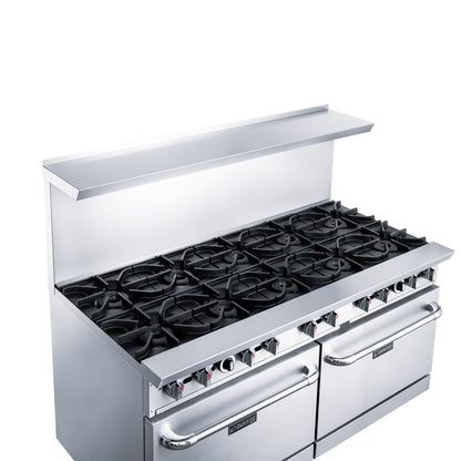 Dukers - DCR60-10B, Commercial 60" Oven Range 10 Burner Natural Gas