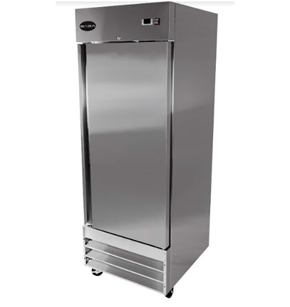 Saba - S-23R, Commercial 29" 1 Solid Door Reach-In Stainless Steel Refrigerator