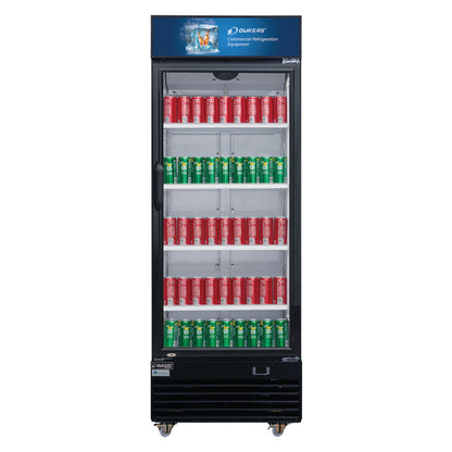 Dukers - DSM-19R, Commercial 29" Single Glass Swing Door Merchandiser Refrigerator