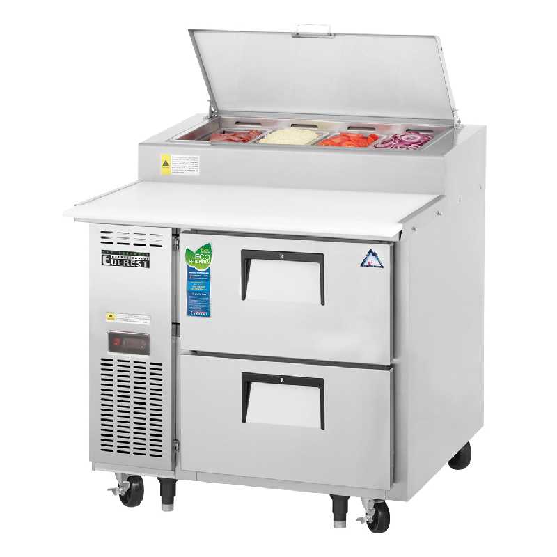 Refrigerated Pizza Prep Table EPPR1-D2