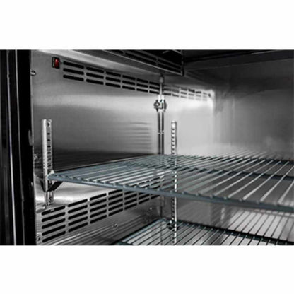 Saba - SBB-27-90G, Commercial 90" 3 Glass Door Back Bar Refrigerator