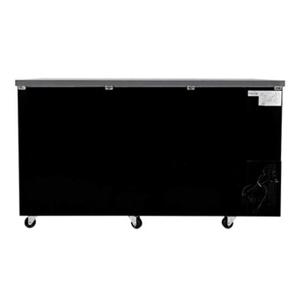 Saba - SBB-27-69B, Commercial 69" 2 Solid Door Back Bar Refrigerator